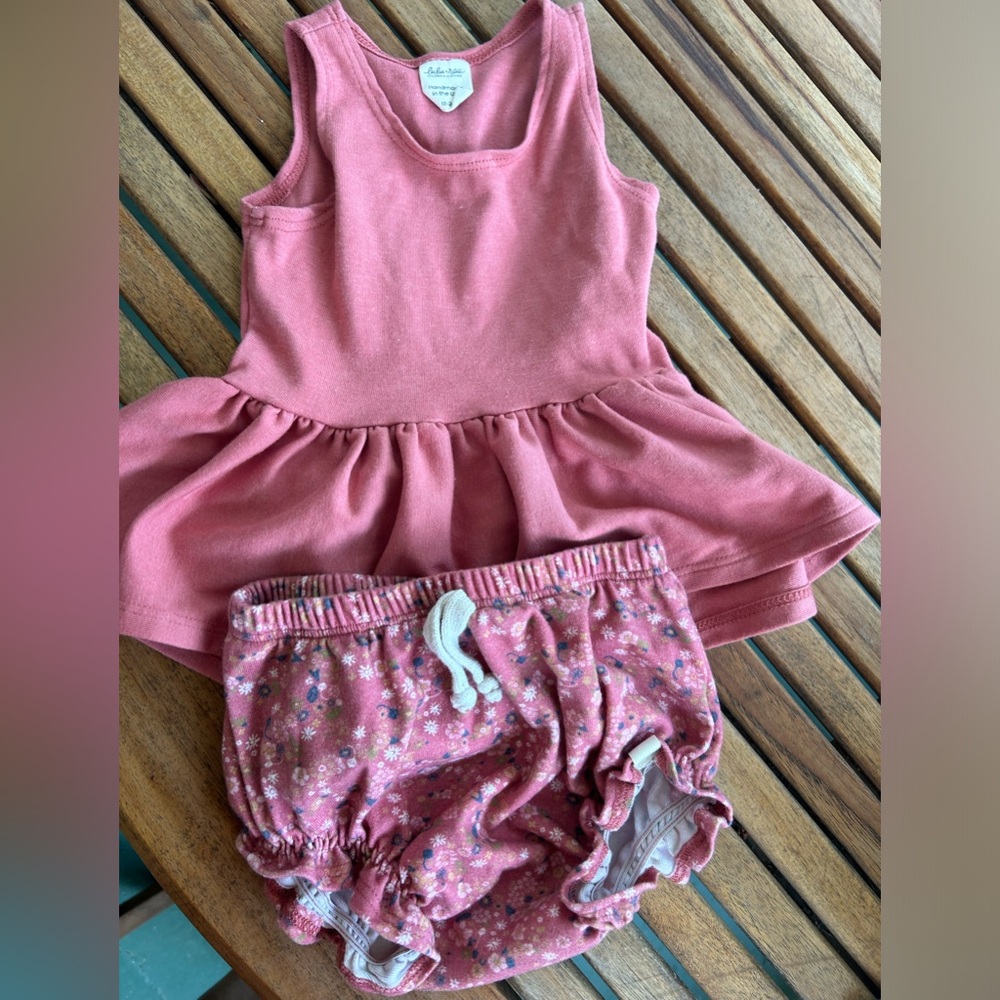 Lulu + Roo aka little rd co. SZ 18-24 matching set